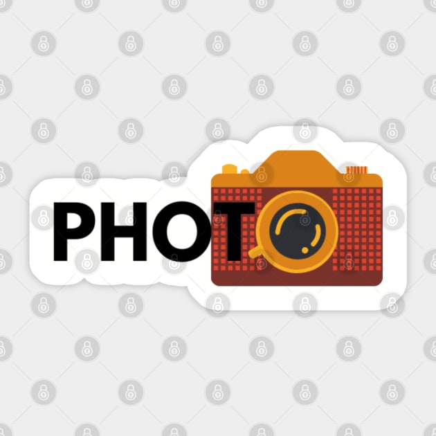 Camera retro photography lovers vintage Sticker by BlueRoseHeart